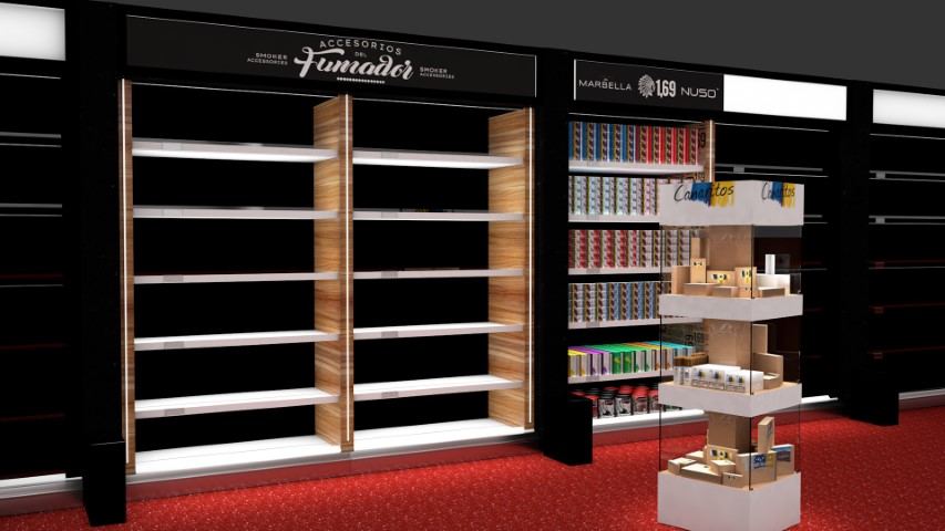 Interiorismo local — interiorismo comercial diseñado y fabricado por Reclamo Design en Tenerife