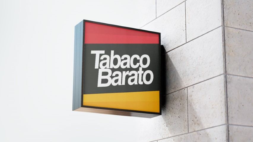 Banderola — mobiliario comercial diseñado y fabricado por Reclamo Design en Tenerife