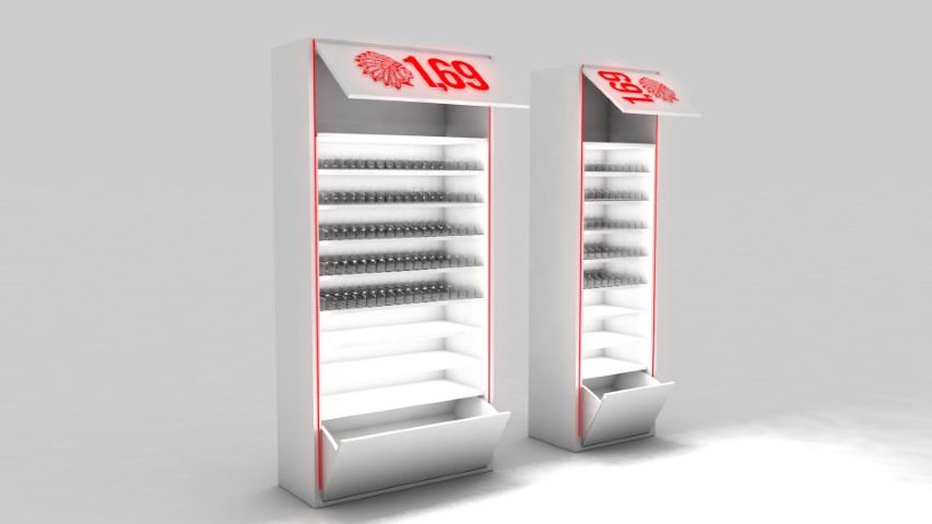 Mueble exterior 169 — mobiliario comercial diseñado y fabricado por Reclamo Design en Tenerife