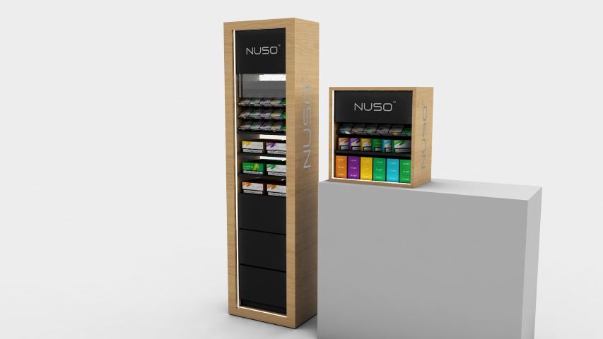 Mueble Nuso restaurante 4 — mobiliario comercial diseñado y fabricado por Reclamo Design en Tenerife